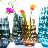 Bolla Glass Tortoise Small Pebbled Vase